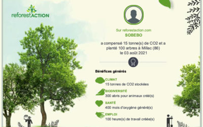SOBEBO soutient REFOREST’ACTION.