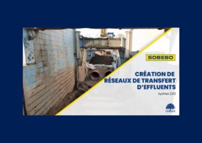 VIDÉO : création de réseaux de transfert d’effluents à Eysines