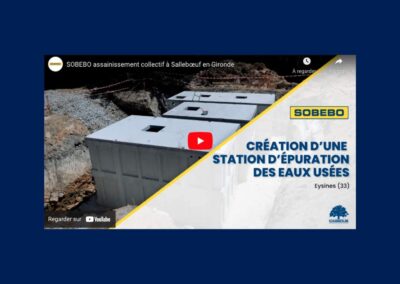 VIDÉO – Création d’une station d’épuration près de Sallebœuf (33)